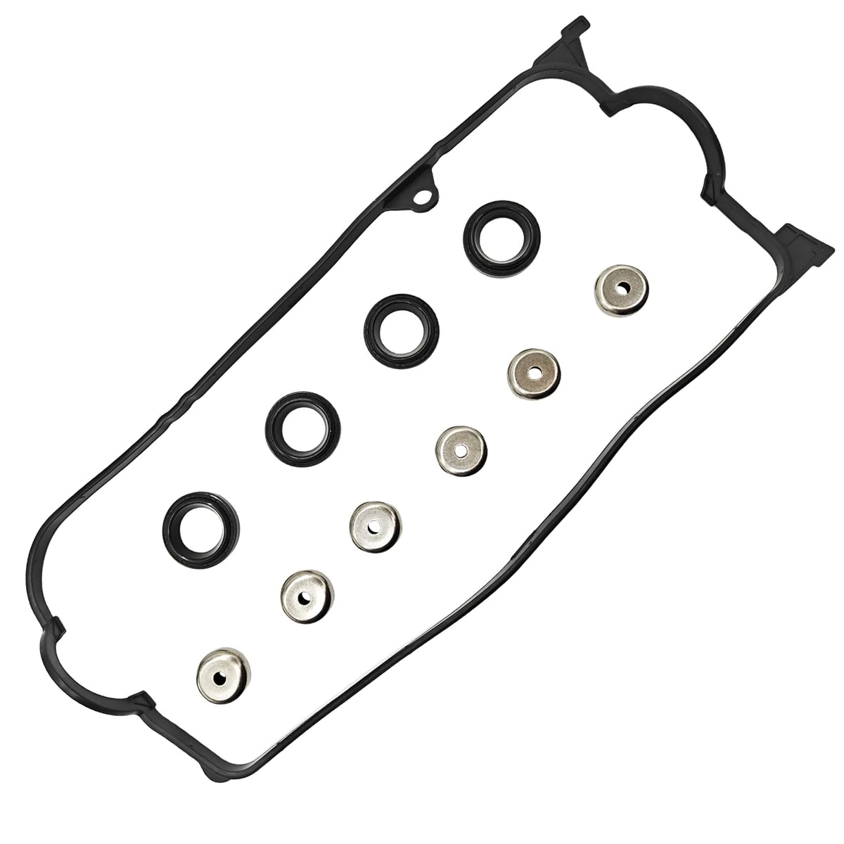 Car Valve Cover Gasket Compatible with Civic 2-Door 2001-2005,fit for Honda Civic 4-Door 2001-2005 Replace 2341-PLC-000,12030-PLC-000 12030-PLC-010,VS50606R