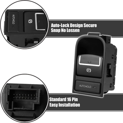 5N0927225A Hand Brake Button Parking Switch for VW Tiguan 09-18