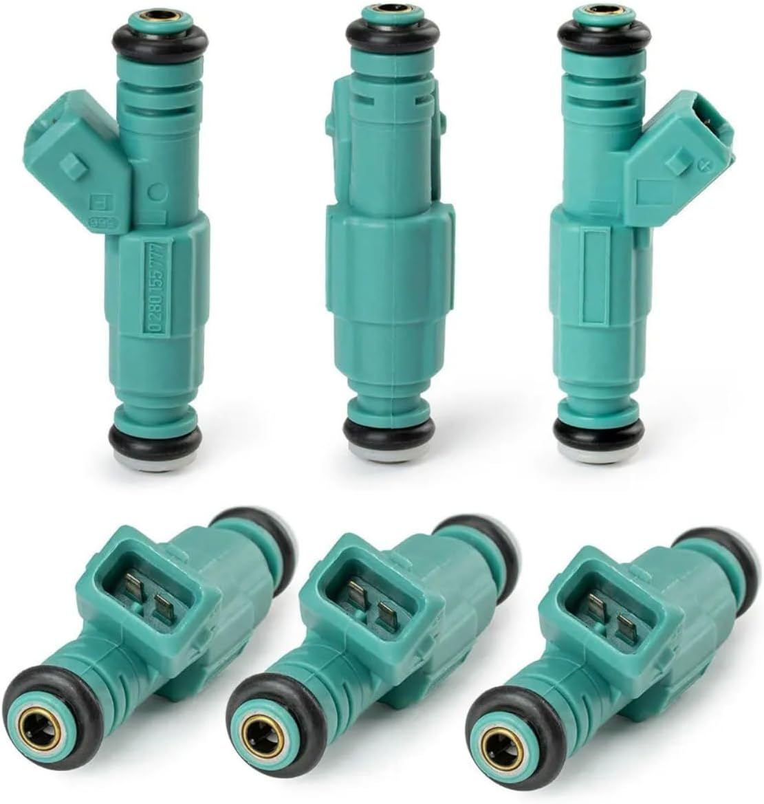6Pcs Fuel Injector 0280155777 75QVE8 Fit For Holden Commodore VN Group A VG Ute VP VS VT VU VX VY 3.8L V6 & 5.0L V8