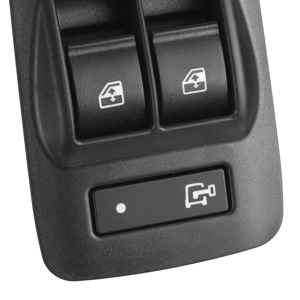 Window Switch, Electric Power Master Window Control Switch 735487419/6490.X9 for Citroen for Peugeot for Fiat for Vauxhall