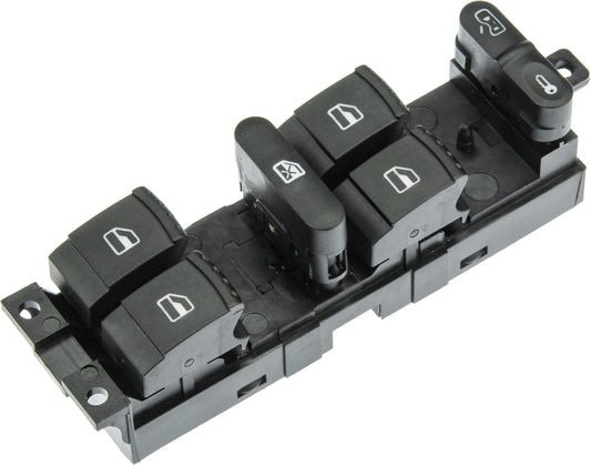 Car Power Window Switch Panel for Master Console Control for VW MK4 Lock 1J4959857B 1J4959857D(1J4959857D)