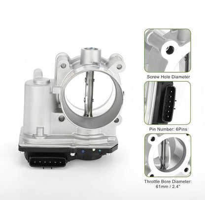 Throttle Body Actuator No.1450A209 for Mitsubishi PAJERO SPORT 2.4L 2015-2024 Aluminum Alloy