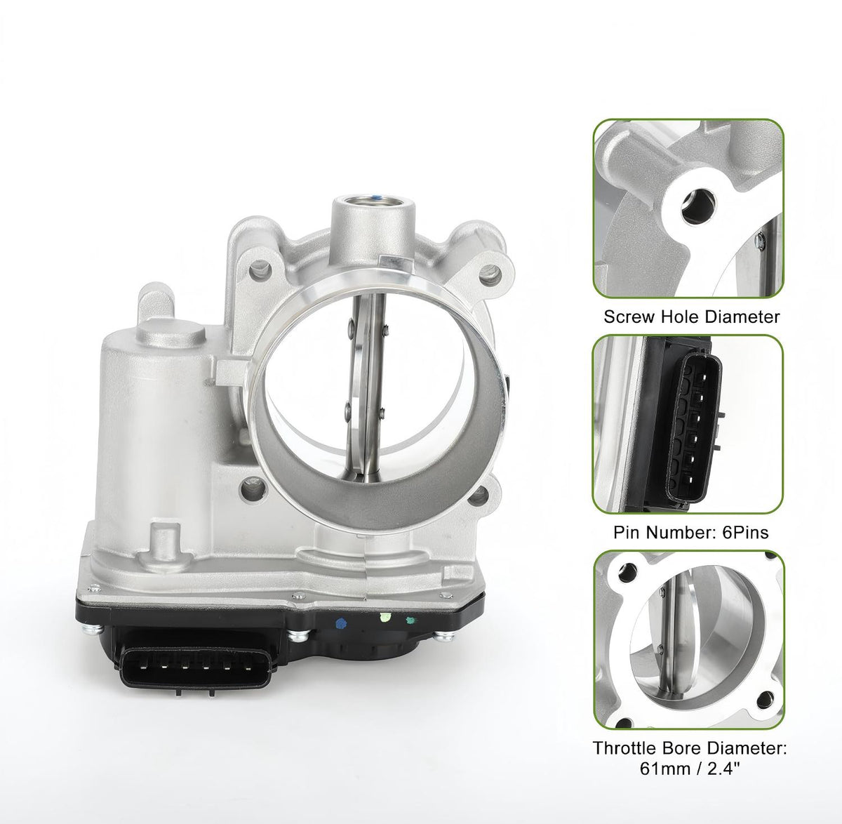 Throttle Body Actuator No.1450A209 for Mitsubishi PAJERO SPORT 2.4L 2015-2024 Aluminum Alloy